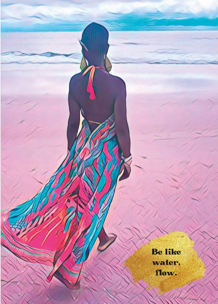 7-Piece  Flow Card Set | Noir Soul Care Greeting Card Series